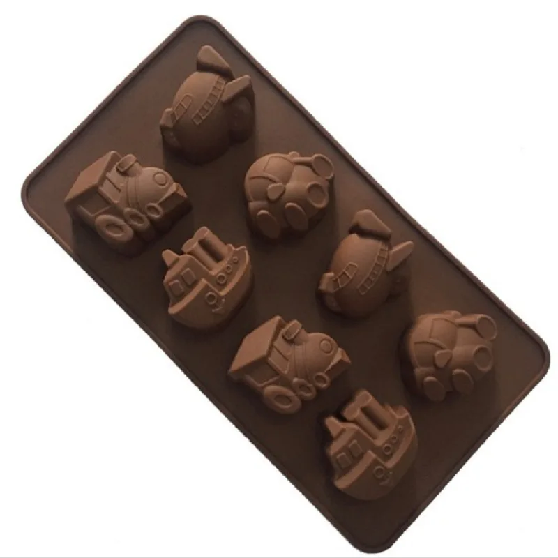 Luyou 1pcs Carro, avião, Barco, Trem de Silicone Bolo Fondant de Chocolate Gelo Molde Geléia DIY Decoração do Bolo Ferramentas FM1575