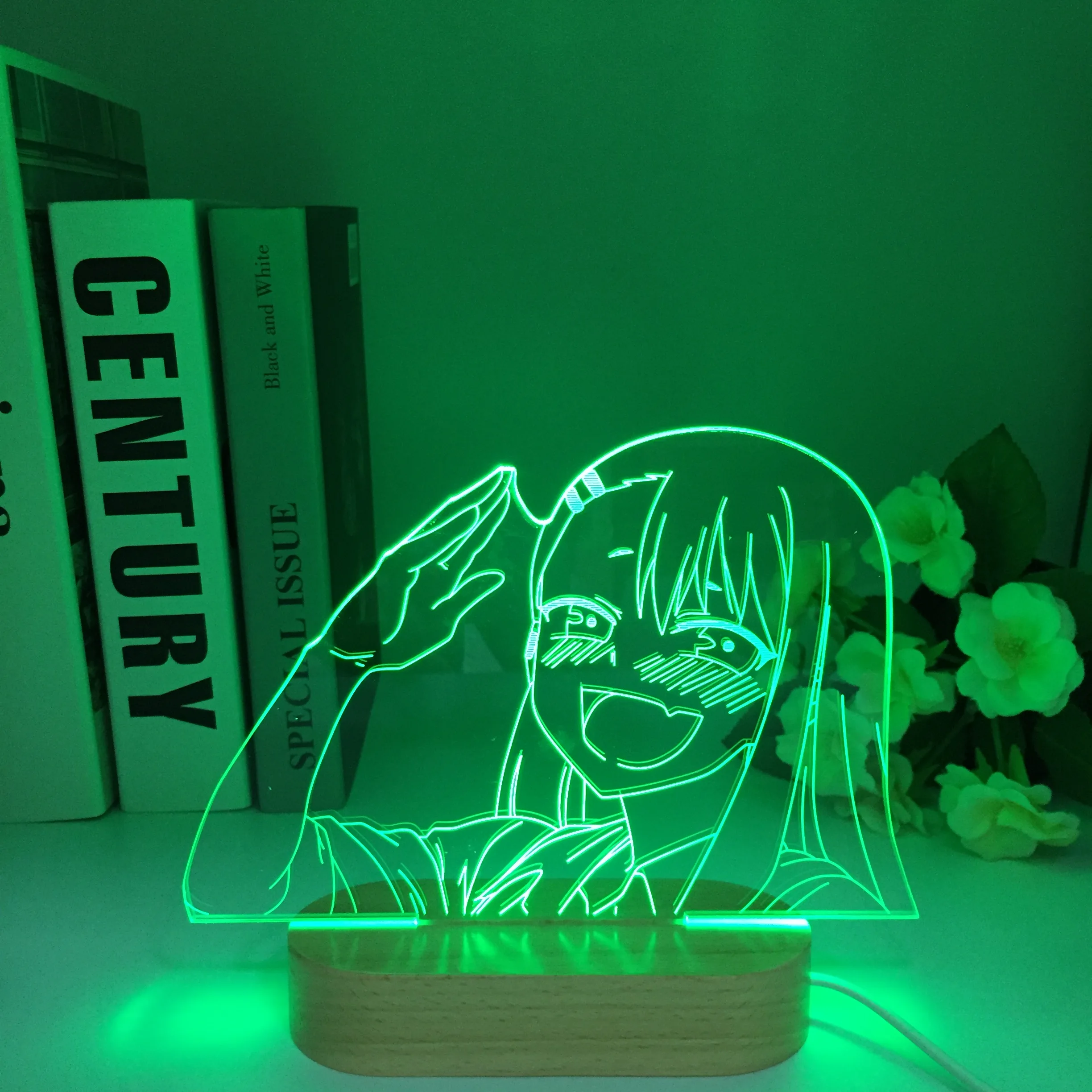 Madeira Anime Perder Kobayashi Dragão Empregada Kobayashi Noite do DIODO emissor de Luz para a Decoração do Quarto de Presente de Aniversário da Lâmpada Mangá Luz 3D