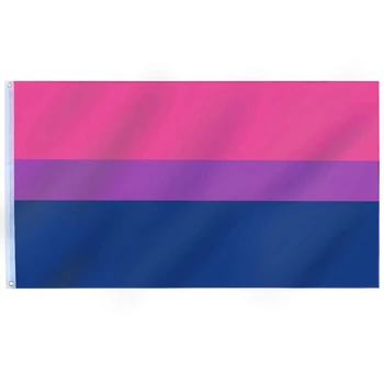 Bissexual Bandeira - de Grande Formato para uso Indoor e Outdoor - Celebrar a Diversidade Em Bi Orgulho de Verão e as Festas 0
