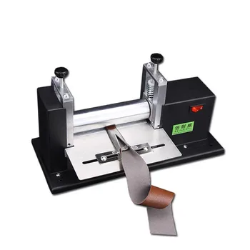 Elétricos em couro máquina desenhar, manual de cola dispensador de couro prima, máquina de laminação, incluindo 8 pcs puxe o tubo novo