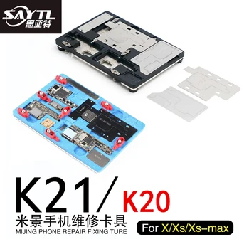 MJ Telefone Móvel da placa-Mãe do dispositivo elétrico PCIE NAND de CPU para o Iphone 6g 6s 6sp 6p 7g 7 puls 8 8p X XS XSMAX de impressões digitais de Reparação de Plataforma 0